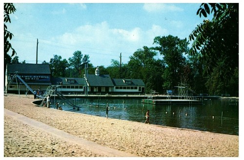 Vintage postcard 1950 the - 1950's,