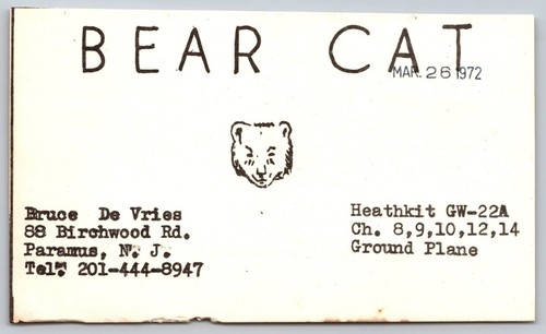 1972 bear cat - bear,