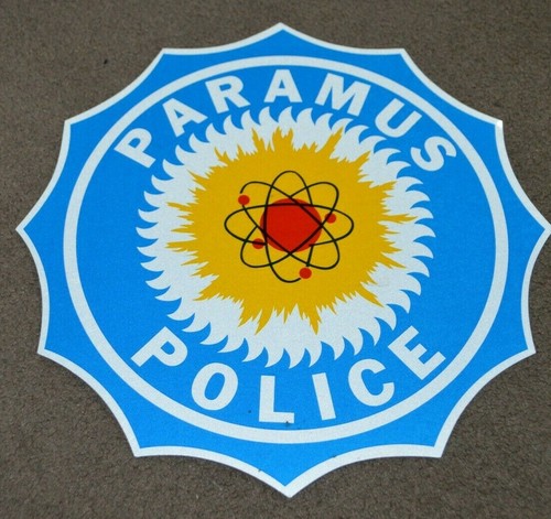 Vtg paramus police patrol car - police,
