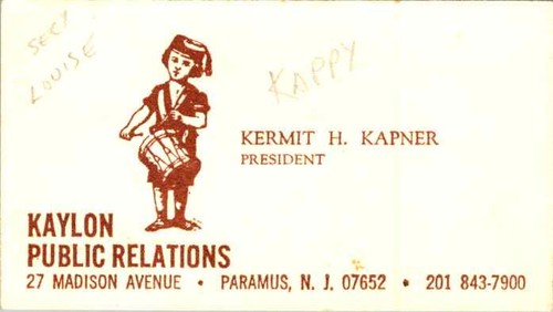 Kaylon business card - pr,