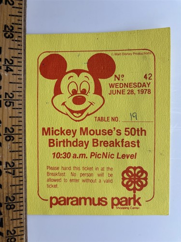 1978 mickey mouse 50th - mouse's,